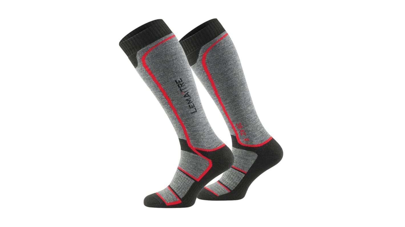 LEMAITRE SECURITE Black Socks, size 35 → 37