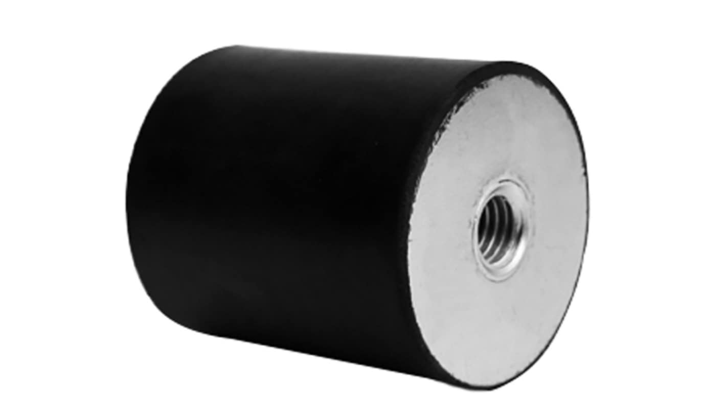 Supporto antivibrazione RS PRO in Gomma naturale, M12, Ø 75mm, H. 40mm