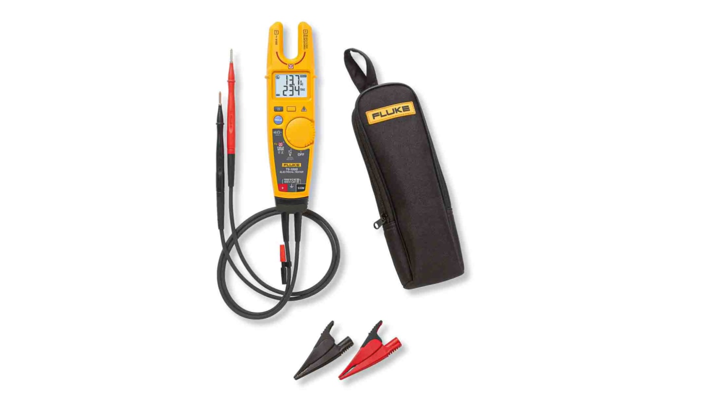 Tester di tensione Fluke, display LCD, 1000V ca/cc, IP52