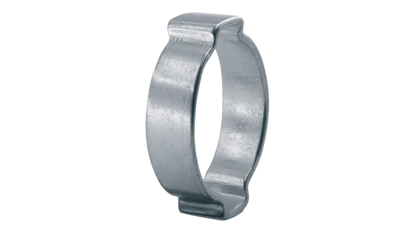 Oetiker Zinc Plated Steel O Clip, 7mm Band Width, 9 → 11mm ID