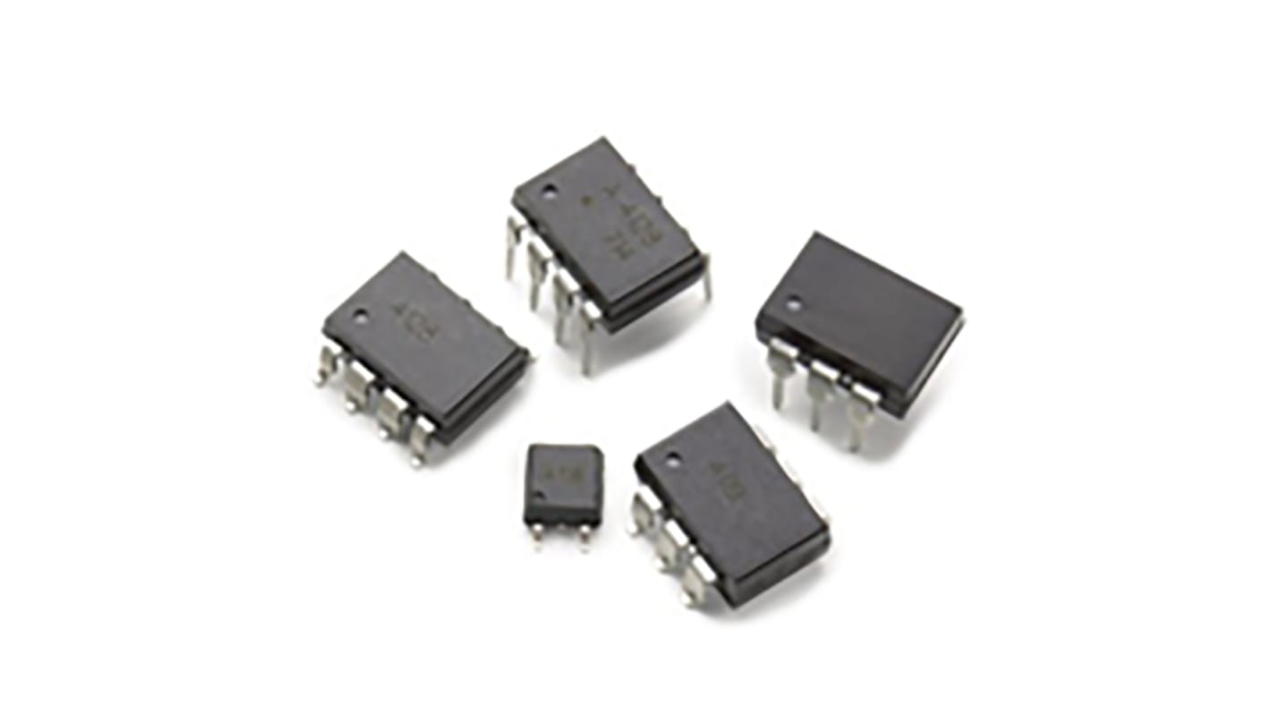 Broadcom ASSR-4118 Series Solid State Relay, 0.1 A Load, Surface Mount, 400 V Load, 0.8 V Control