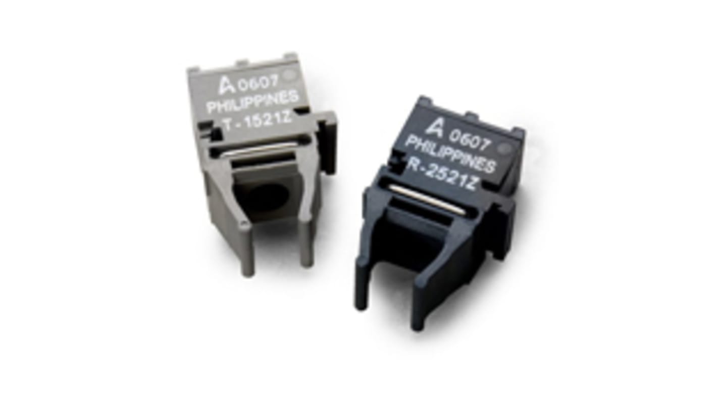 Broadcom 光纤接收器, 660 (Typ.)nm, 5Mbit/s, 6针, HFBR系列