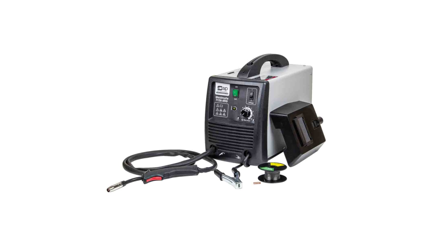 Equipo de soldadura homogénea MIG SIP T126, 230V, 60 → 90A, Conector macho británico