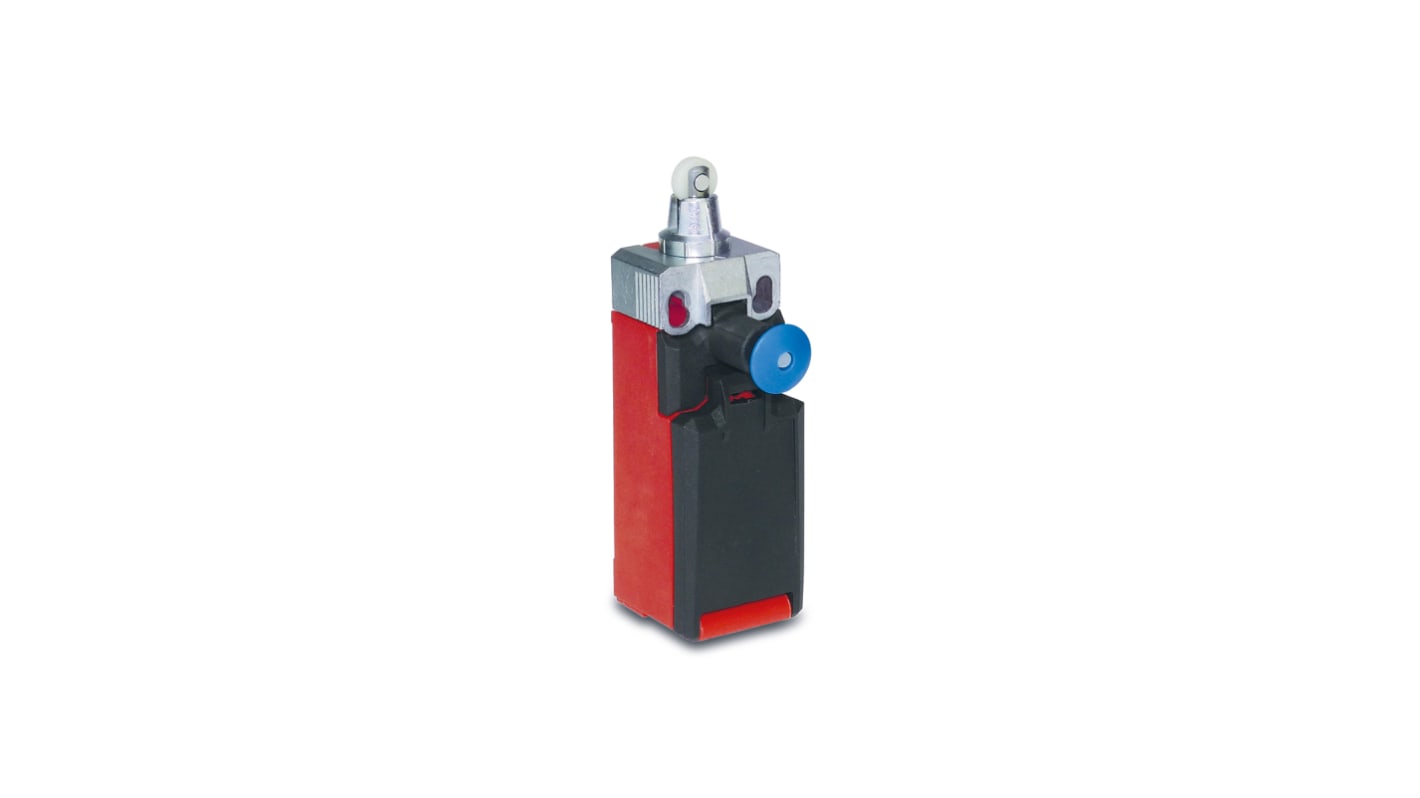 Bernstein AG I81 Series Roller Limit Switch, NC/NO, IP66, IP67, DPST, Thermoplastic Housing, 240V ac Max, 5A Max