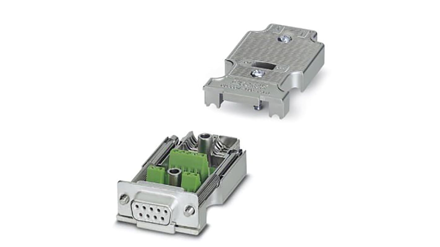 Phoenix Contact 9 Way Cable Mount D-sub Connector Socket
