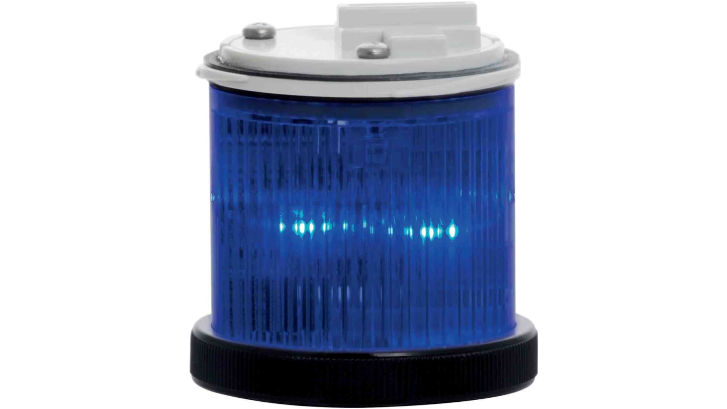 RS PRO Blue Multiple Effect Beacon Unit, 24 V ac/dc, LED Bulb, AC, DC, IP66