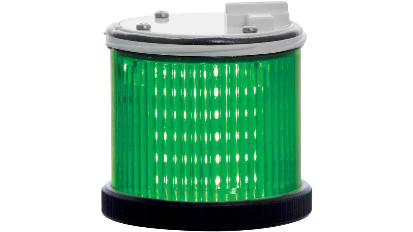 RS PRO Green Steady Effect Steady Light Element, 240 V ac, LED Bulb, AC, IP66