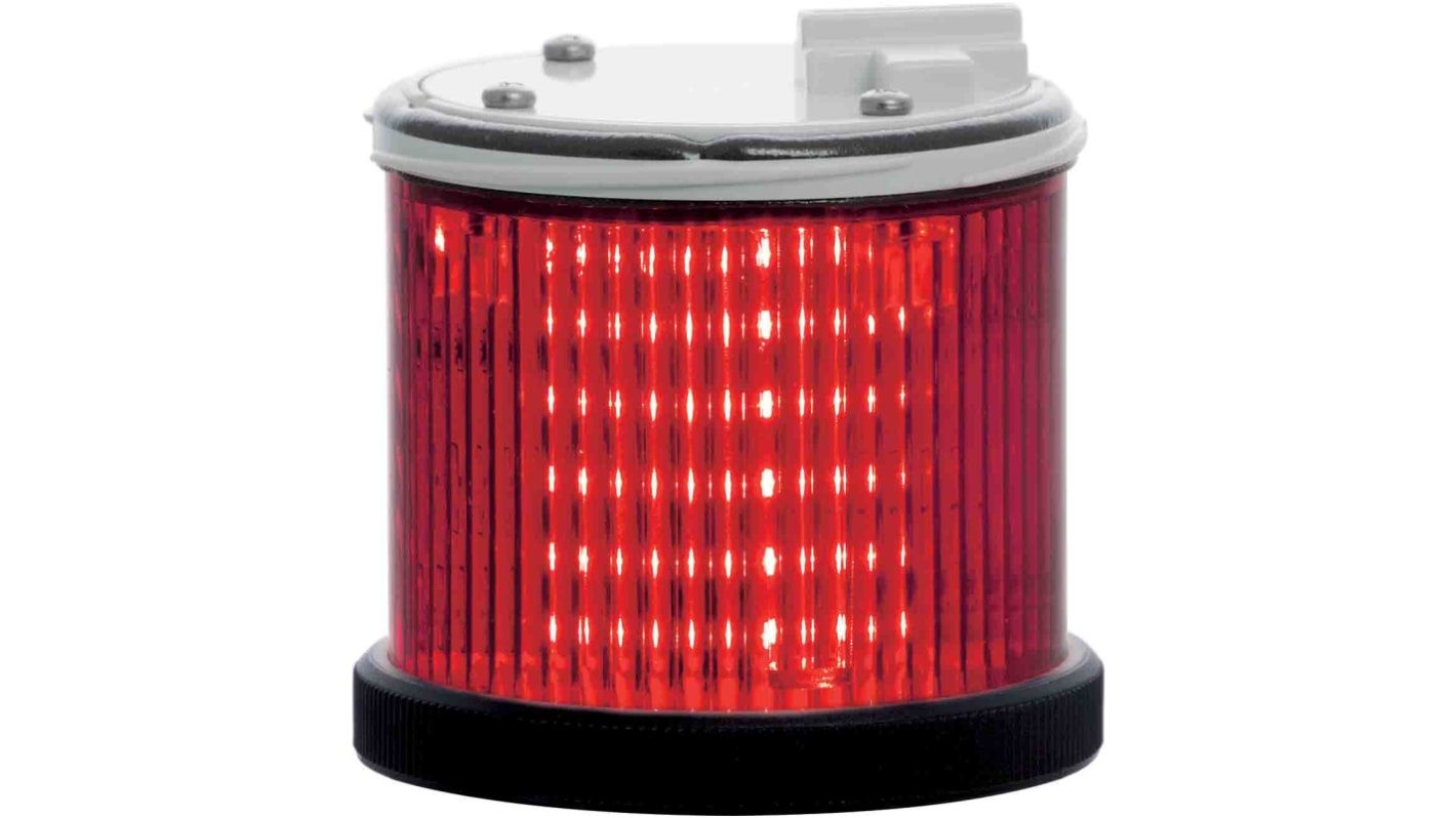 RS PRO Red Multiple Effect Beacon Unit, 24 V ac/dc, LED Bulb, AC, DC, IP66