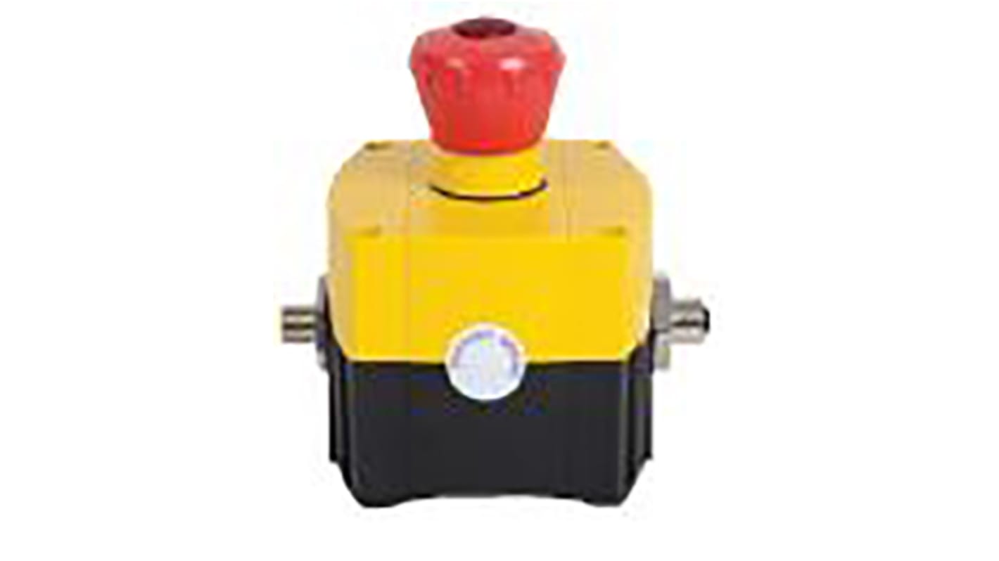 Allen Bradley 800F Series Twist Release Illuminated Emergency Stop Push Button, Surface Mount, 2NC + 1NO