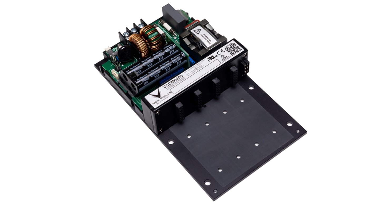 Vox Power Switching Power Supply, VCCM600S 600W, 4 (Isolated) Output, 120 → 370 V dc, 85 → 264V ac Input