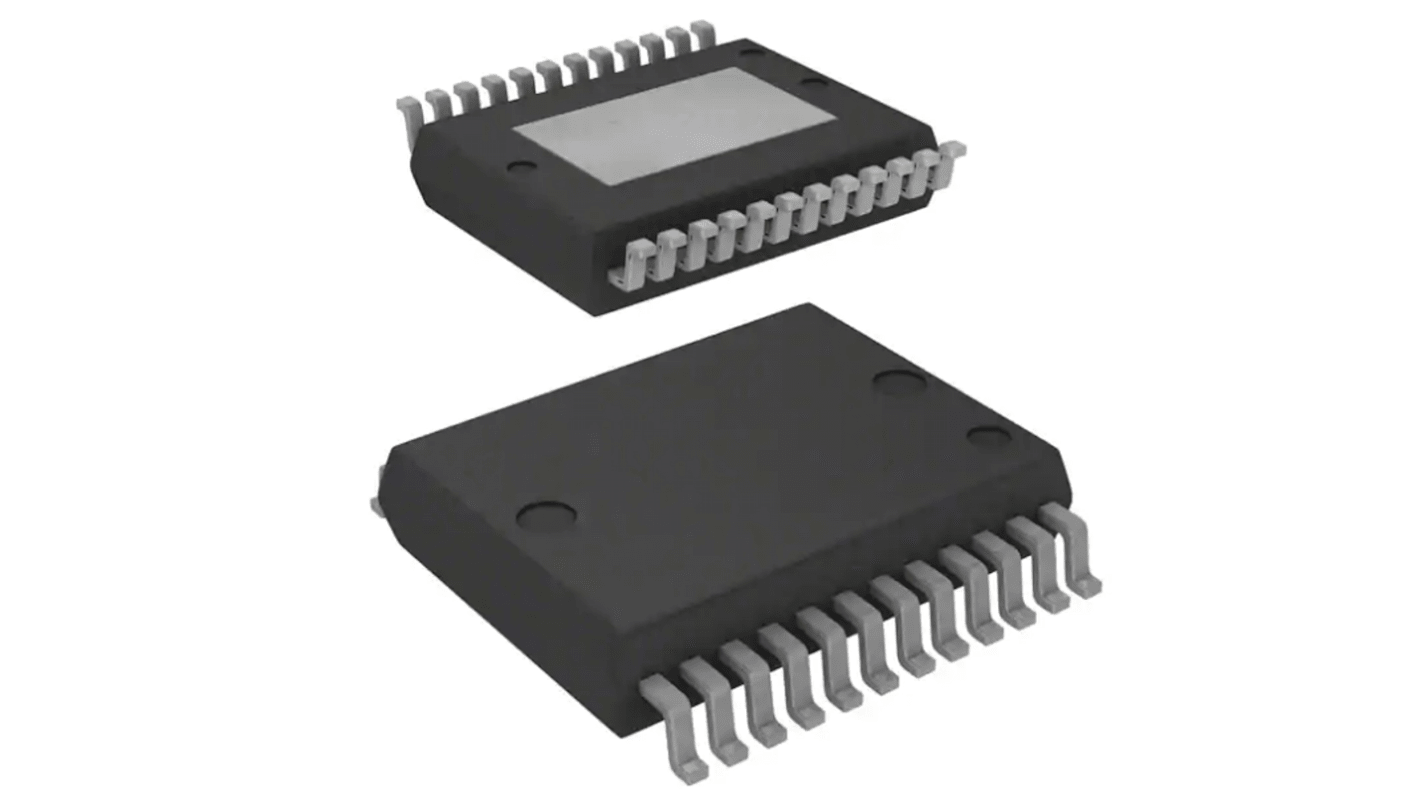 STMicroelectronics VNQ5E160KTR-E, Allround driver, CMOS, 10.000 mA, 4.5 to 28V, 24 Ben, PowerSSO-24