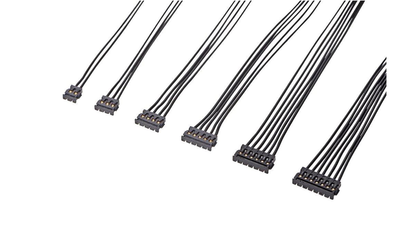 Molex 3 Way Female Pico-EZmate to 3 Way Female Pico-EZmate Wire to Board Cable, 100mm