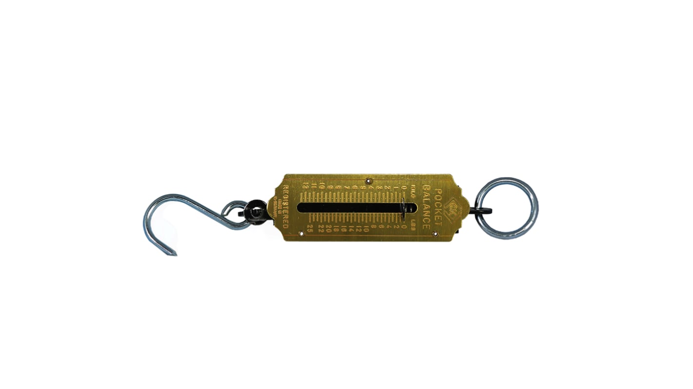 CK Spring Balance, 0.5 kg Resolution , Imperial Scale , Metric Scale, 12.5kg Weight Capacity, With DKD Calibration