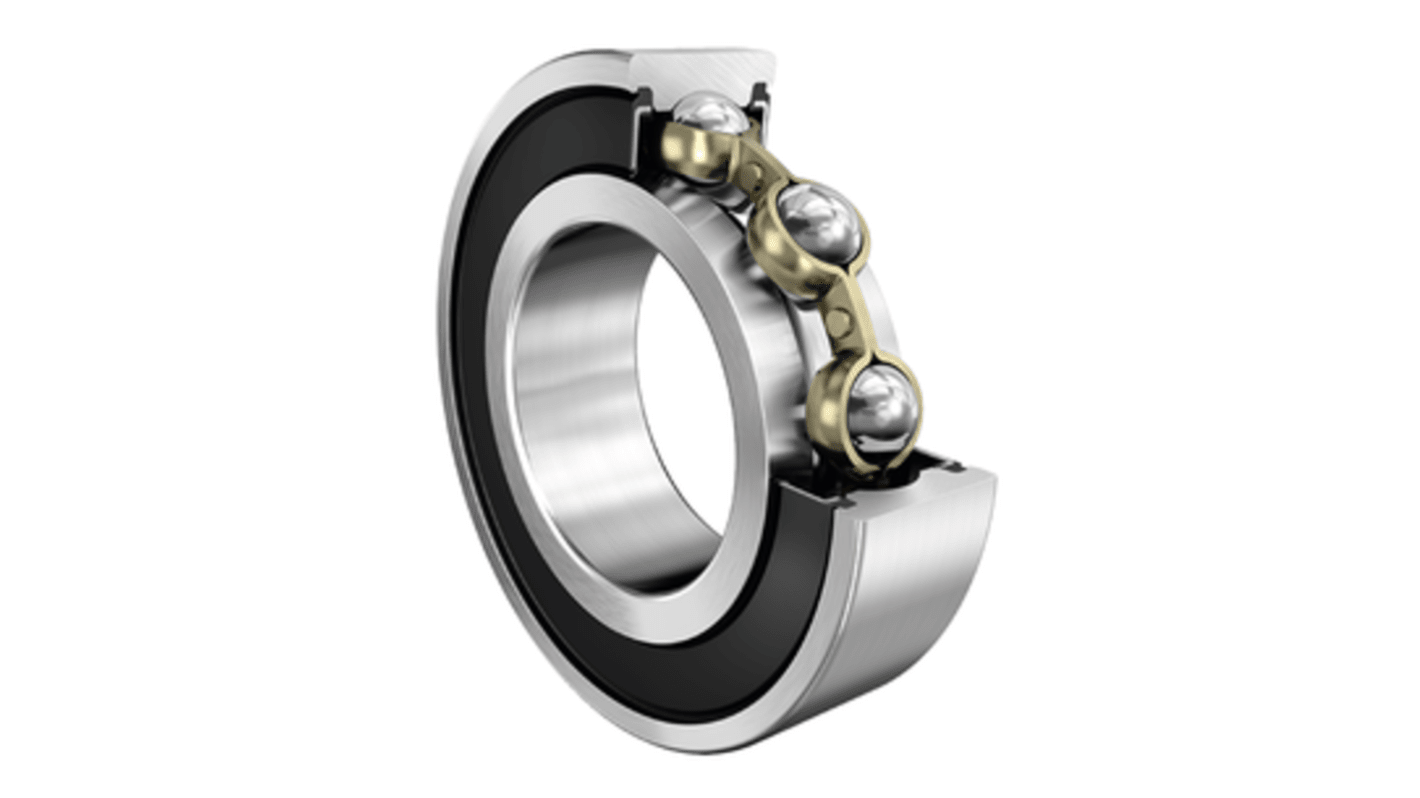 FAG 61812-2RSR#N1 Single Row Deep Groove Ball Bearing- Both Sides Sealed 60mm I.D, 78mm O.D