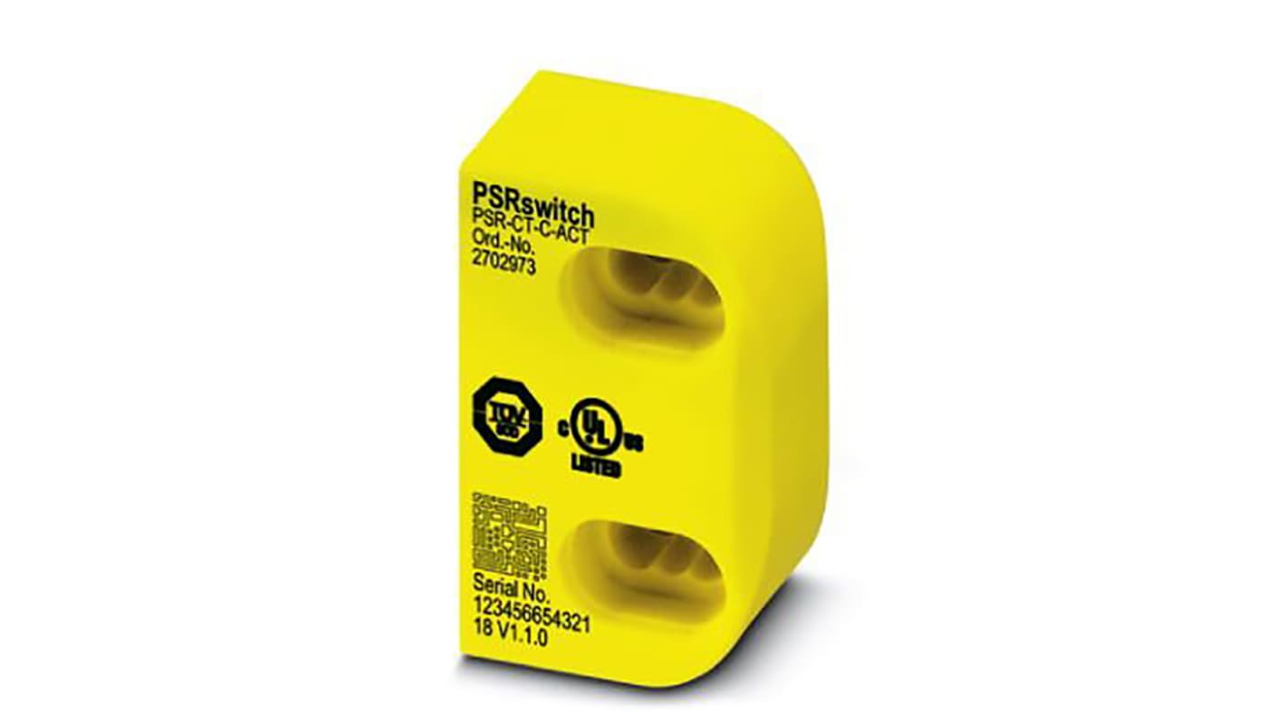 Phoenix Contact PSR-CT-C-ACT Series Non-Contact Safety Switch, Polybutylene Terephthalate Housing, M12