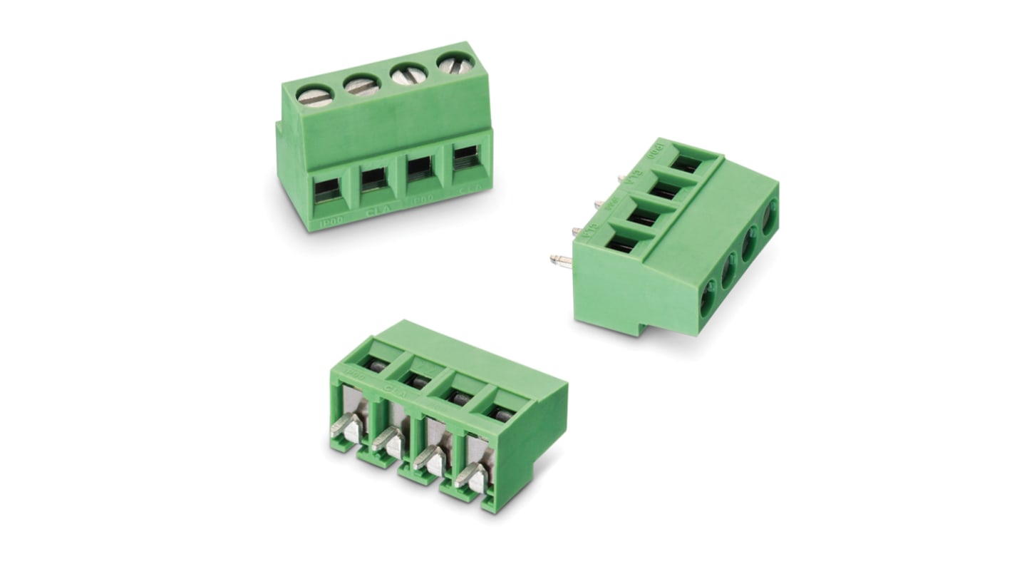 Wurth Elektronik 2427 Series PCB Terminal Block, 9-Contact, 5mm Pitch, PCB Mount, 1-Row, Solder Termination