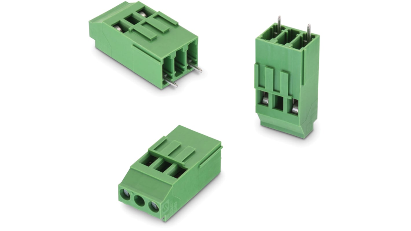 Würth Elektronik 2496 Printklemme / Stecker Horizontal, PCB, 1-polig / 1-reihig, Raster 10.16mm