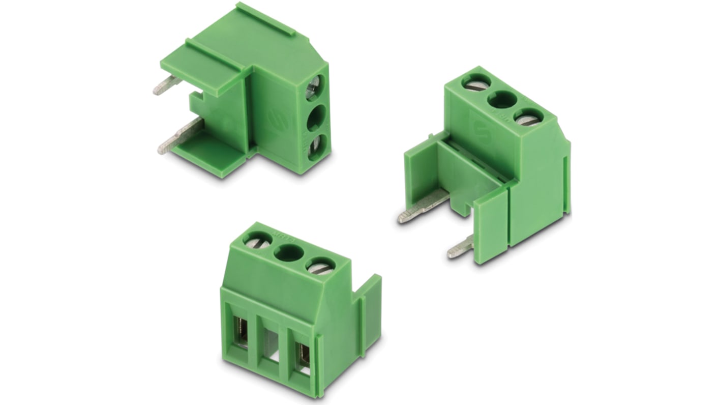 Morsettiera per circuito stampato Wurth Elektronik Maschio a 1 via, 1 fila, passo 10mm, Montaggio PCB