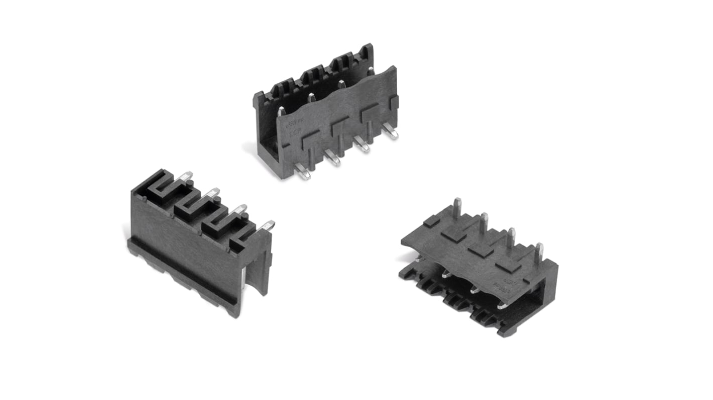Wurth Elektronik, 5.08mm Pitch, WR-TBL, 6 Way, , Pluggable Terminal Block, Header, PCB Mount, Solder Termination,