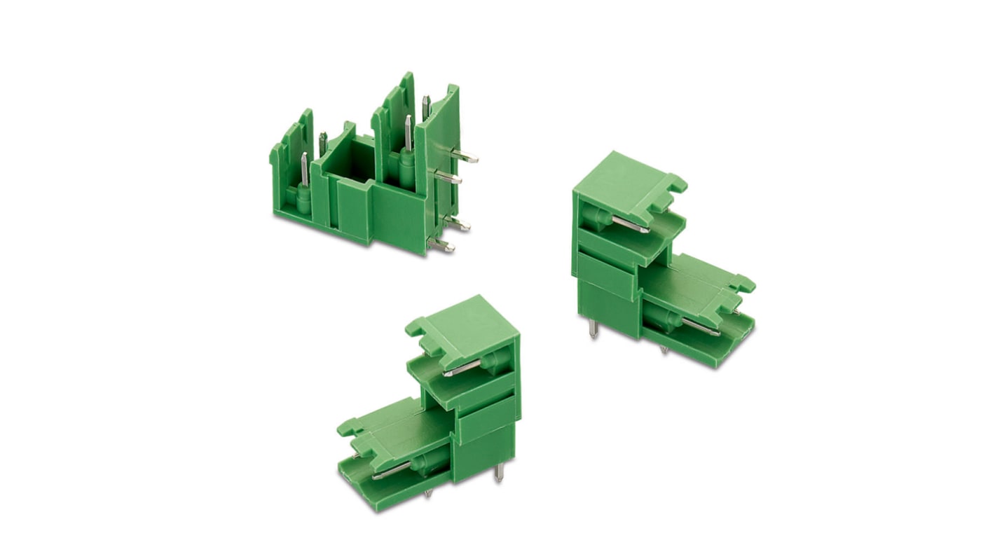 Wurth Elektronik, 5.08mm Pitch, WR-TBL, 12 Way, , Pluggable Terminal Block, Header, PCB Mount, Solder Termination,