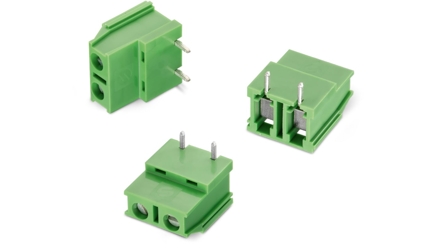 Morsettiera per circuito stampato Wurth Elektronik a 2 vie, 1 fila, passo 7.5mm, Montaggio con foro passante