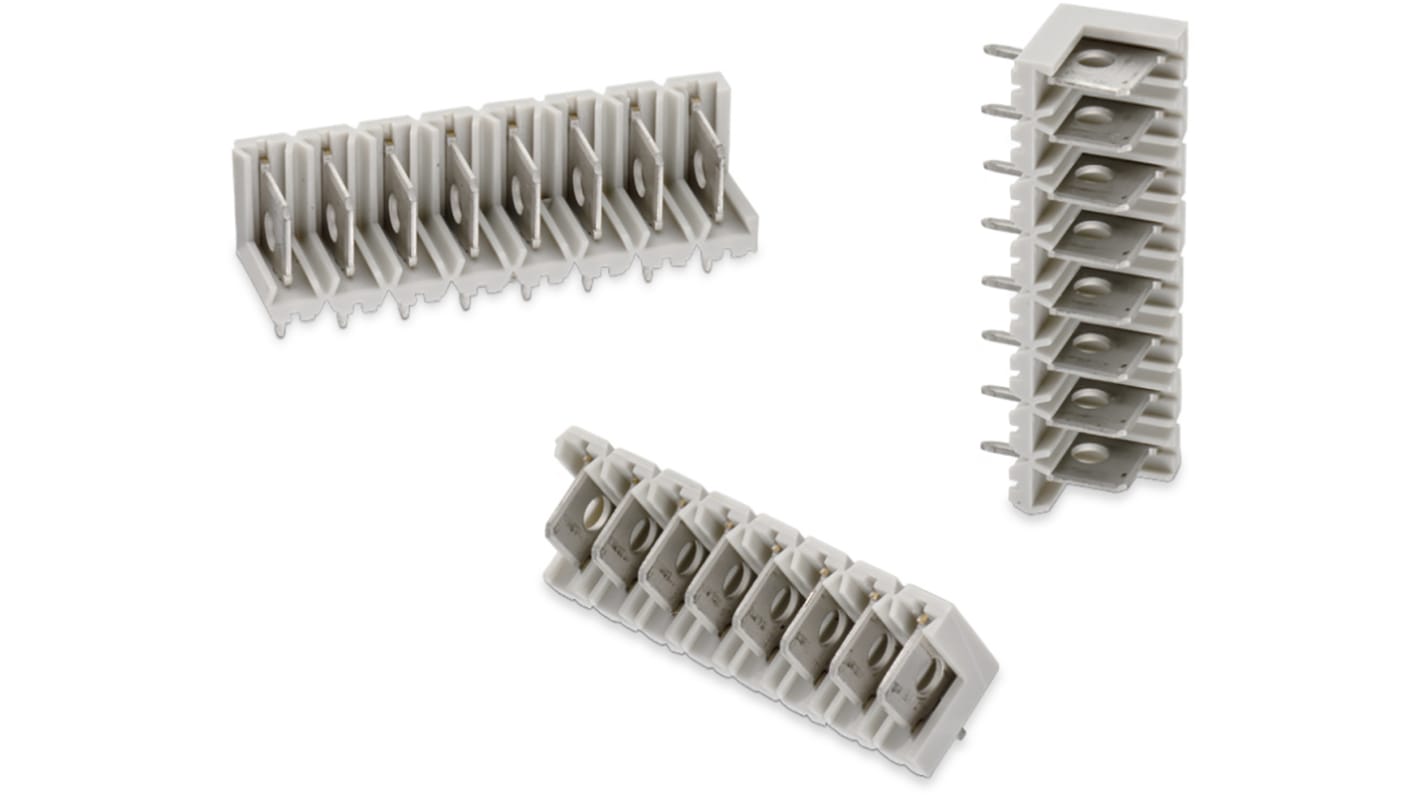 Wurth Elektronik, 5mm Pitch, 386, 18 Way, Pluggable Terminal Block, Header, Through Hole, Solder Termination,