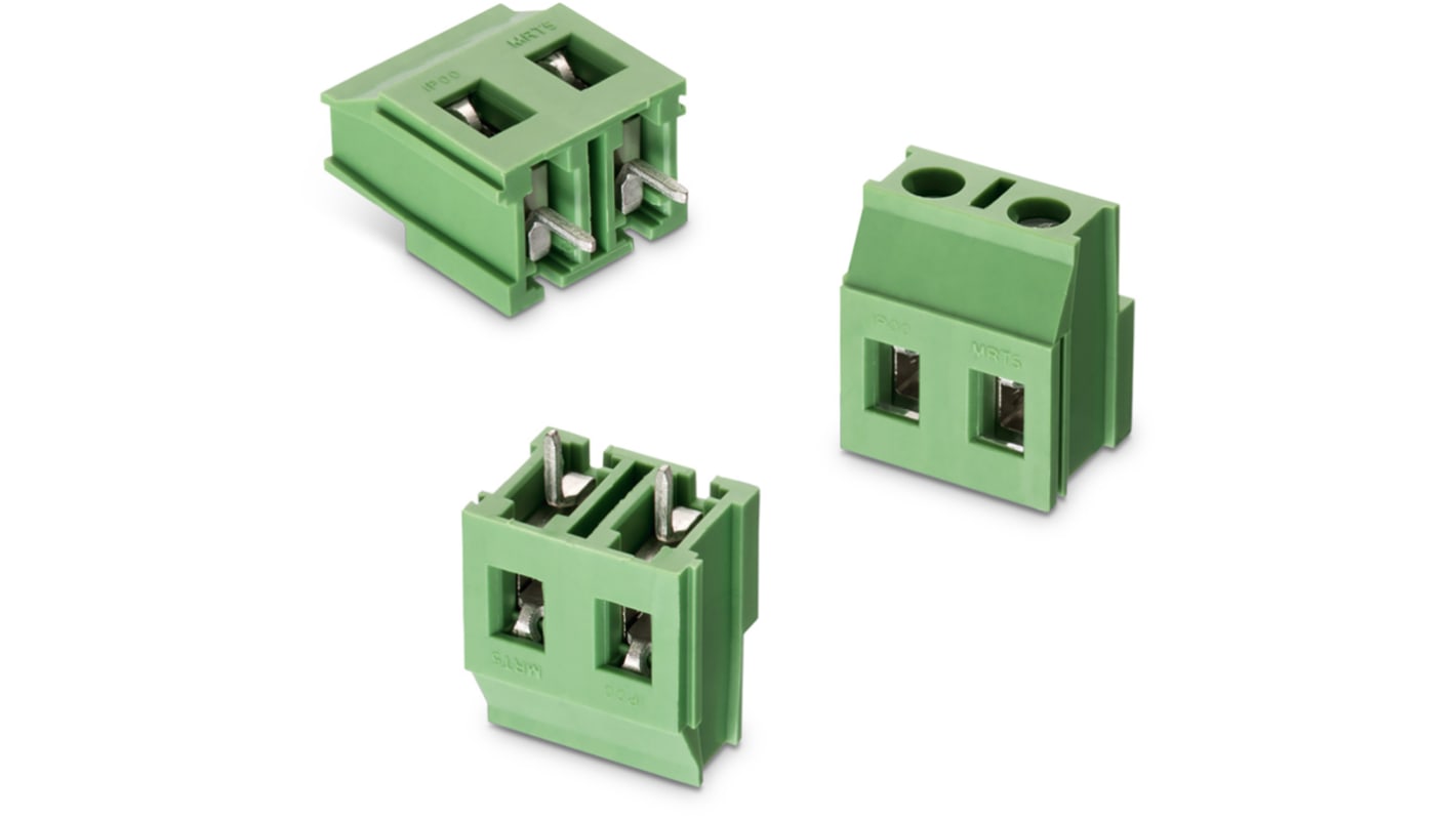 Morsettiera per circuito stampato Wurth Elektronik a 2 vie, 1 fila, passo 7.5mm, Montaggio con foro passante