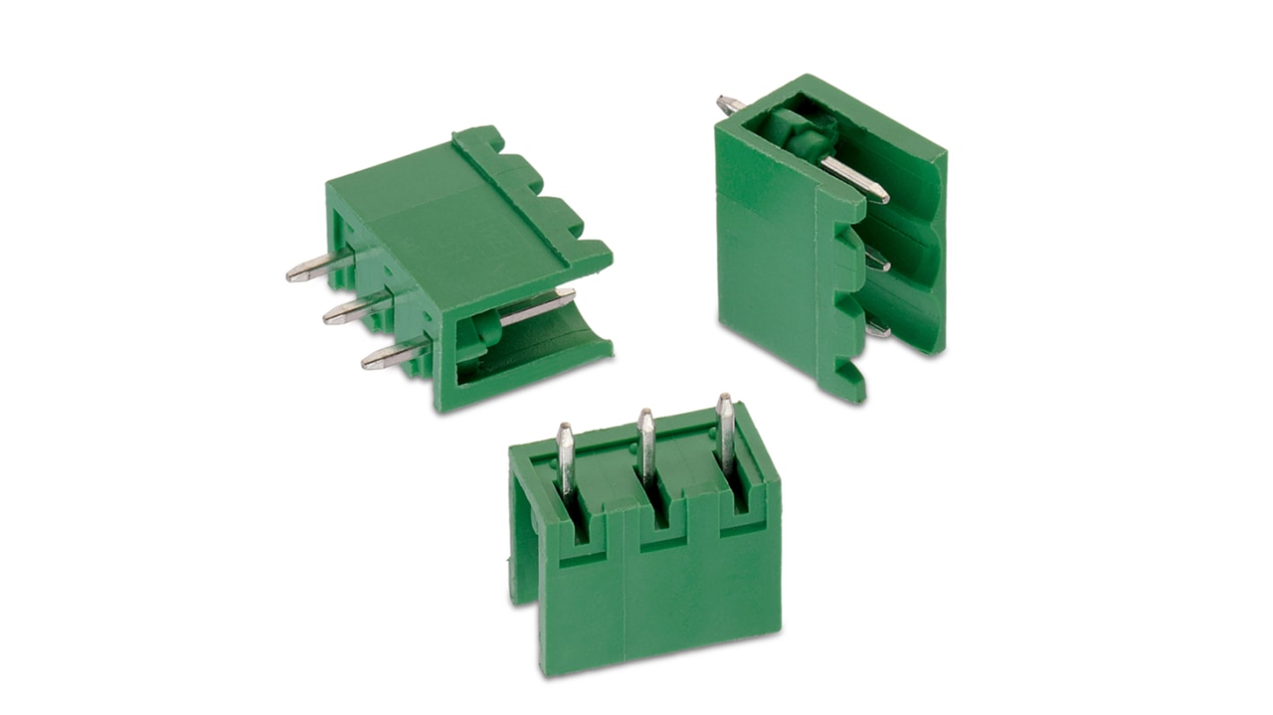 Wurth Elektronik 5.08mm Pitch 20 Way Pluggable Terminal Block, Header, PCB Mount, Solder Termination