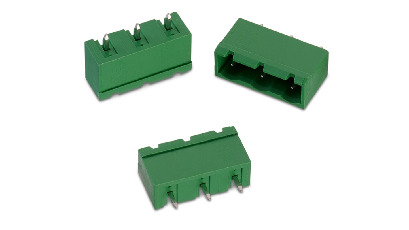 Wurth Elektronik, 7.62mm Pitch, WR-TBL, 12 Way, , Pluggable Terminal Block, Header, PCB Mount, Solder Termination,