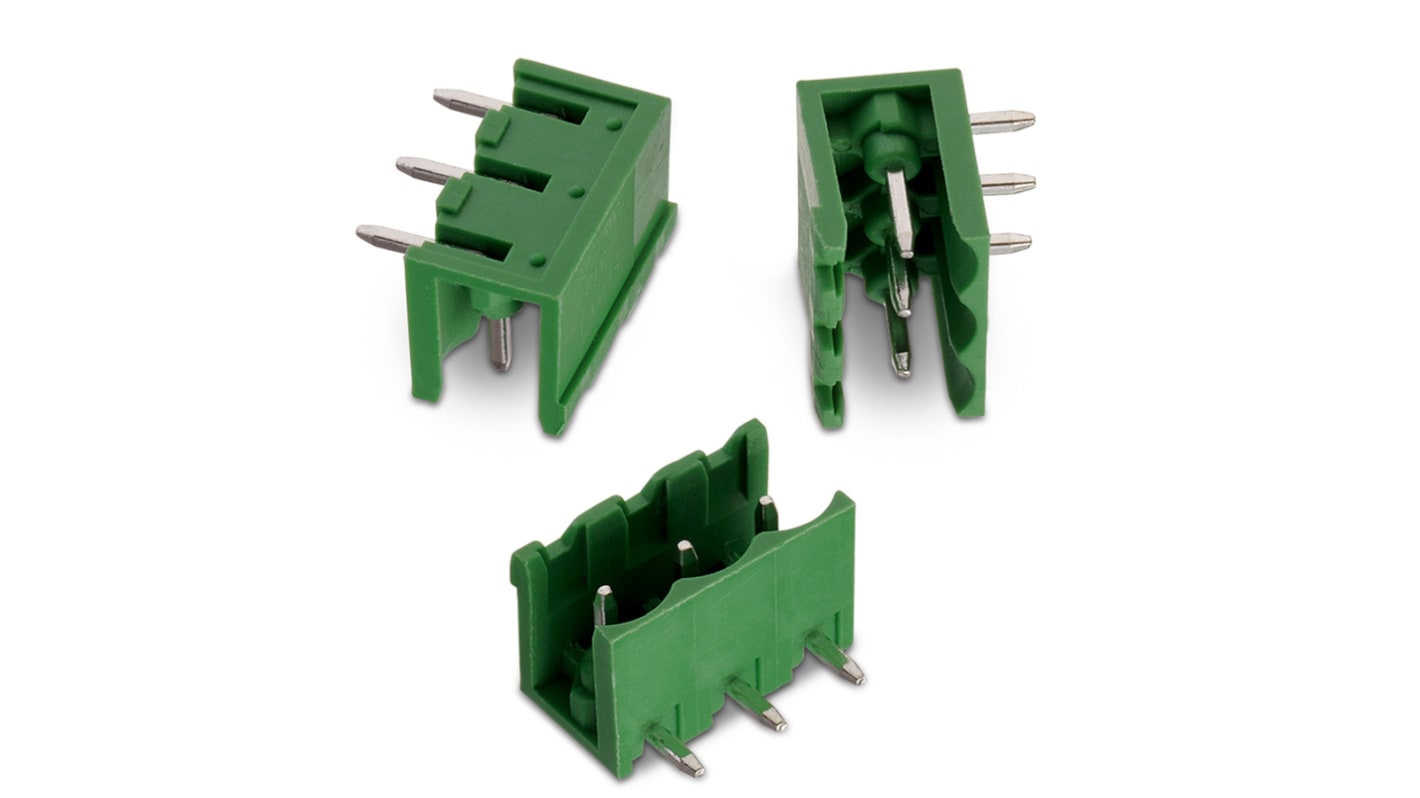 Wurth Elektronik, 5.08mm Pitch, WR-TBL, 7 Way, , Pluggable Terminal Block, Header, PCB Mount, Solder Termination,