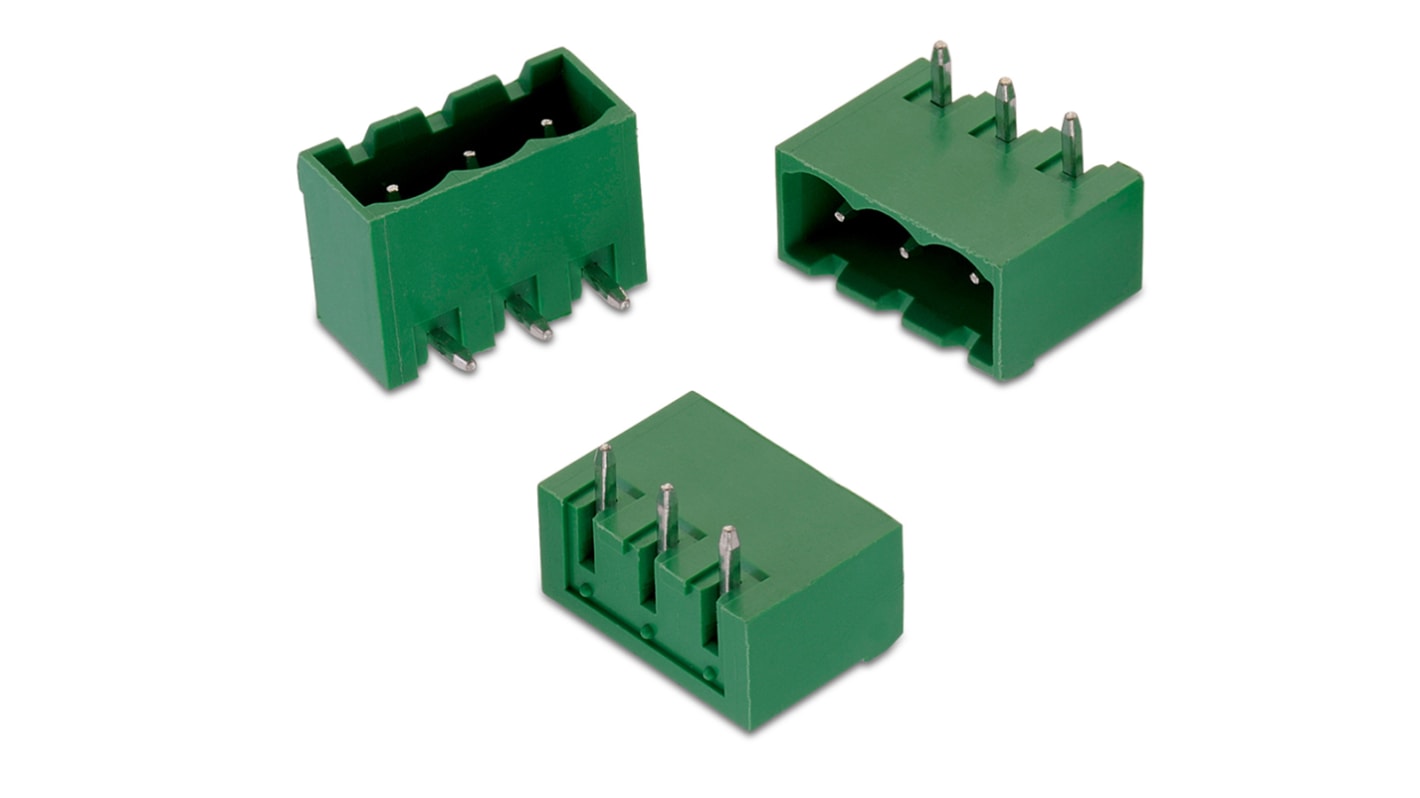 Wurth Elektronik 5.08mm Pitch 16 Way Pluggable Terminal Block, Header, PCB Mount, Solder Termination