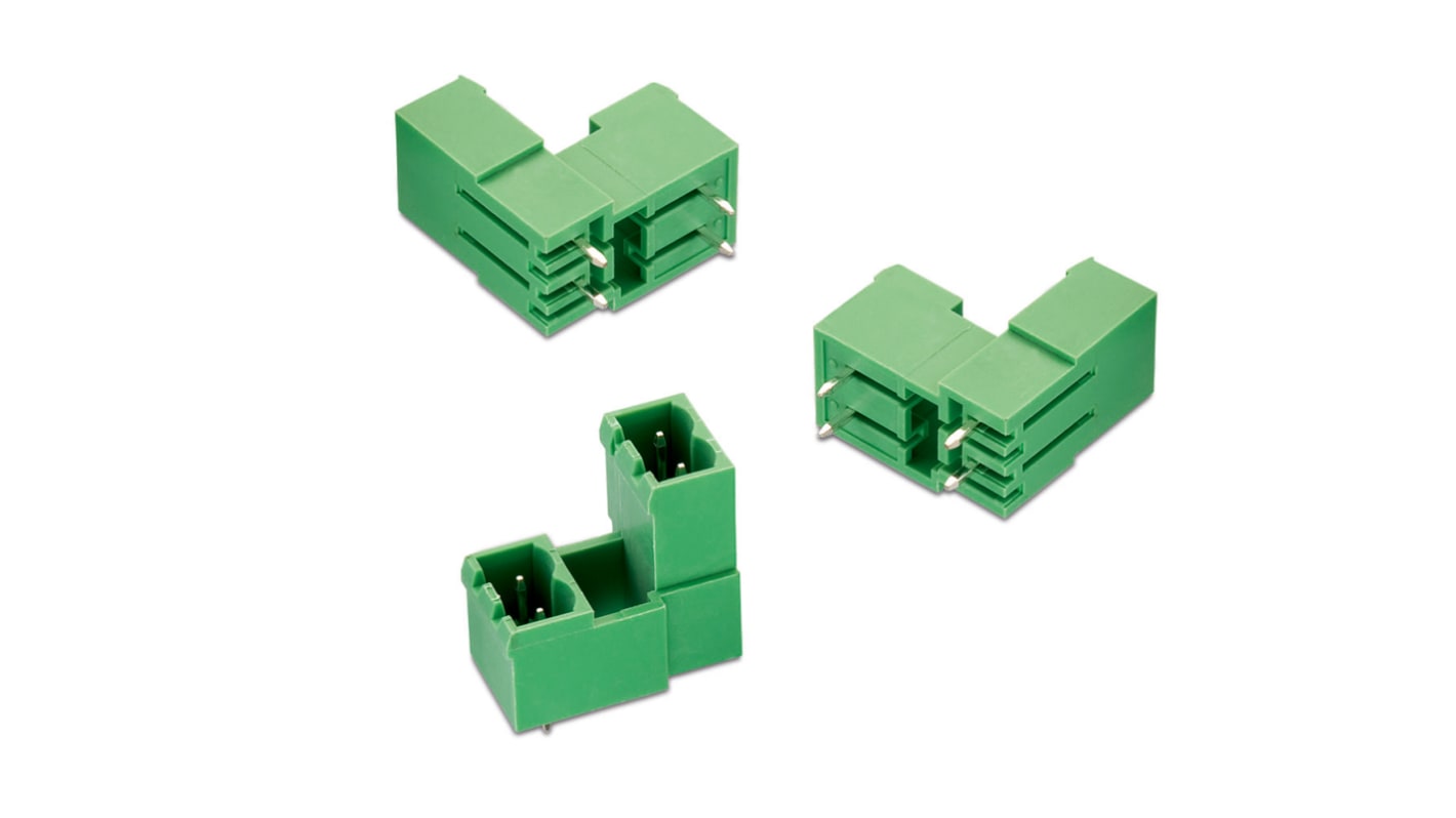 Wurth Elektronik, 5.08mm Pitch, WR-TBL, 6 Way, , Pluggable Terminal Block, Header, PCB Mount, Solder Termination,