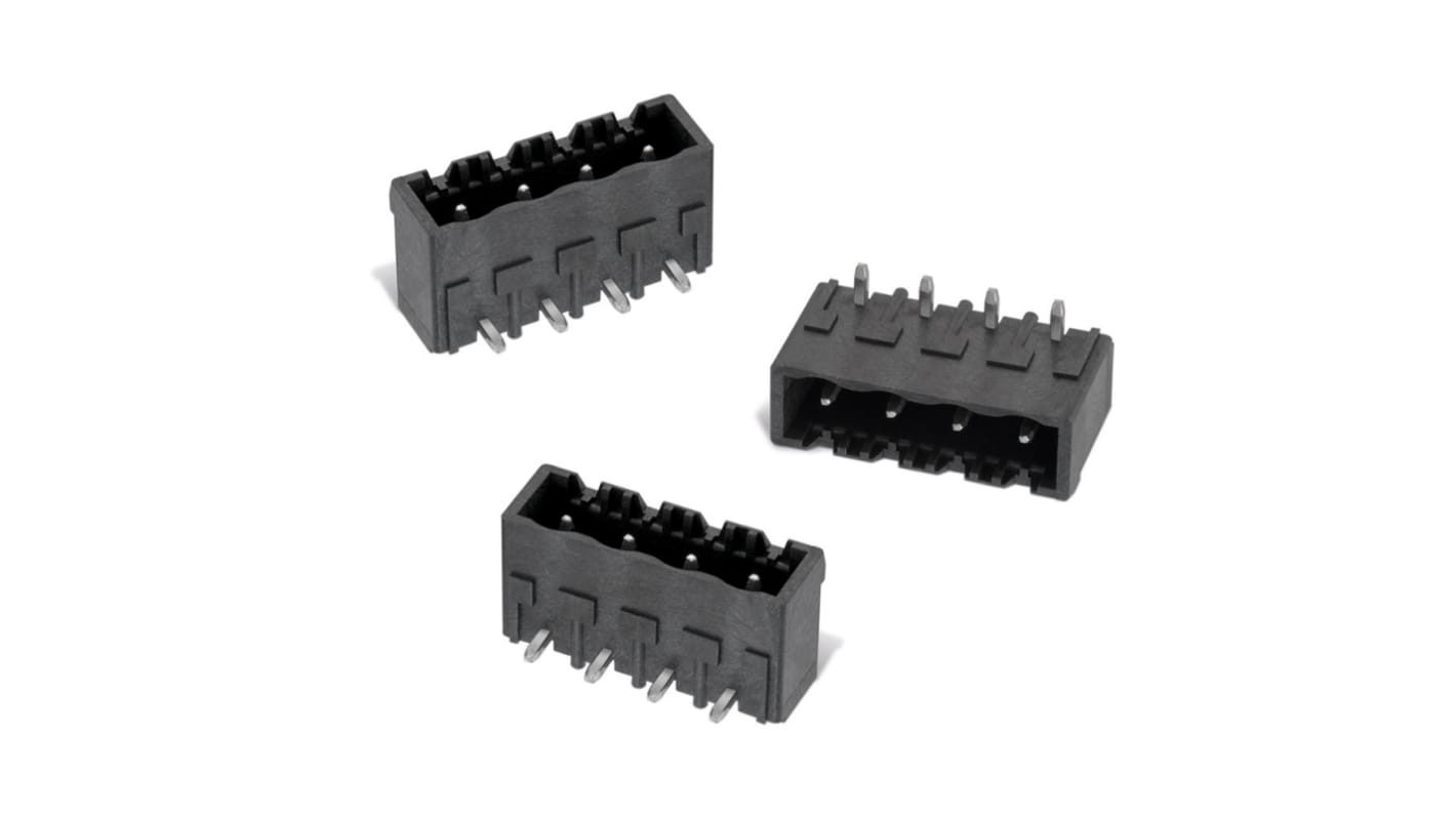 Wurth Elektronik, 5.08mm Pitch, WR-TBL, 6 Way, , Pluggable Terminal Block, Header, PCB Mount, Solder Termination,
