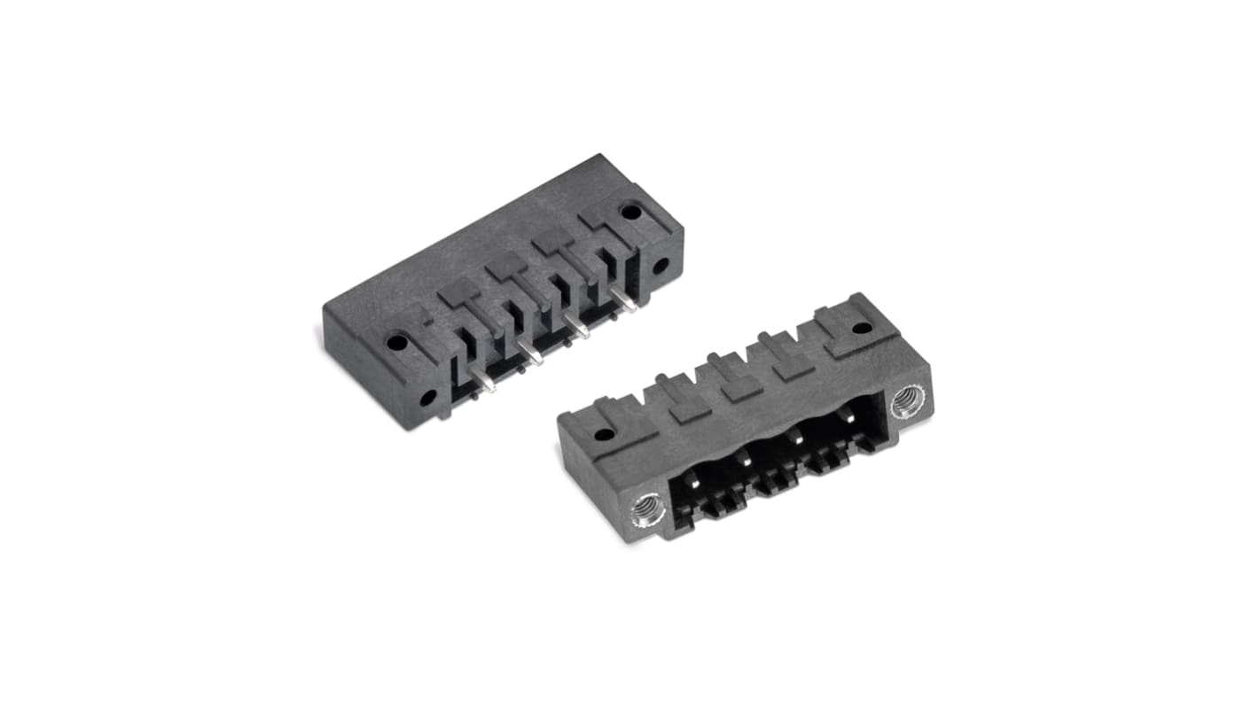 Wurth Elektronik, 5.08mm Pitch, WR-TBL, 3 Way, , Pluggable Terminal Block, Header, PCB Mount, Solder Termination,