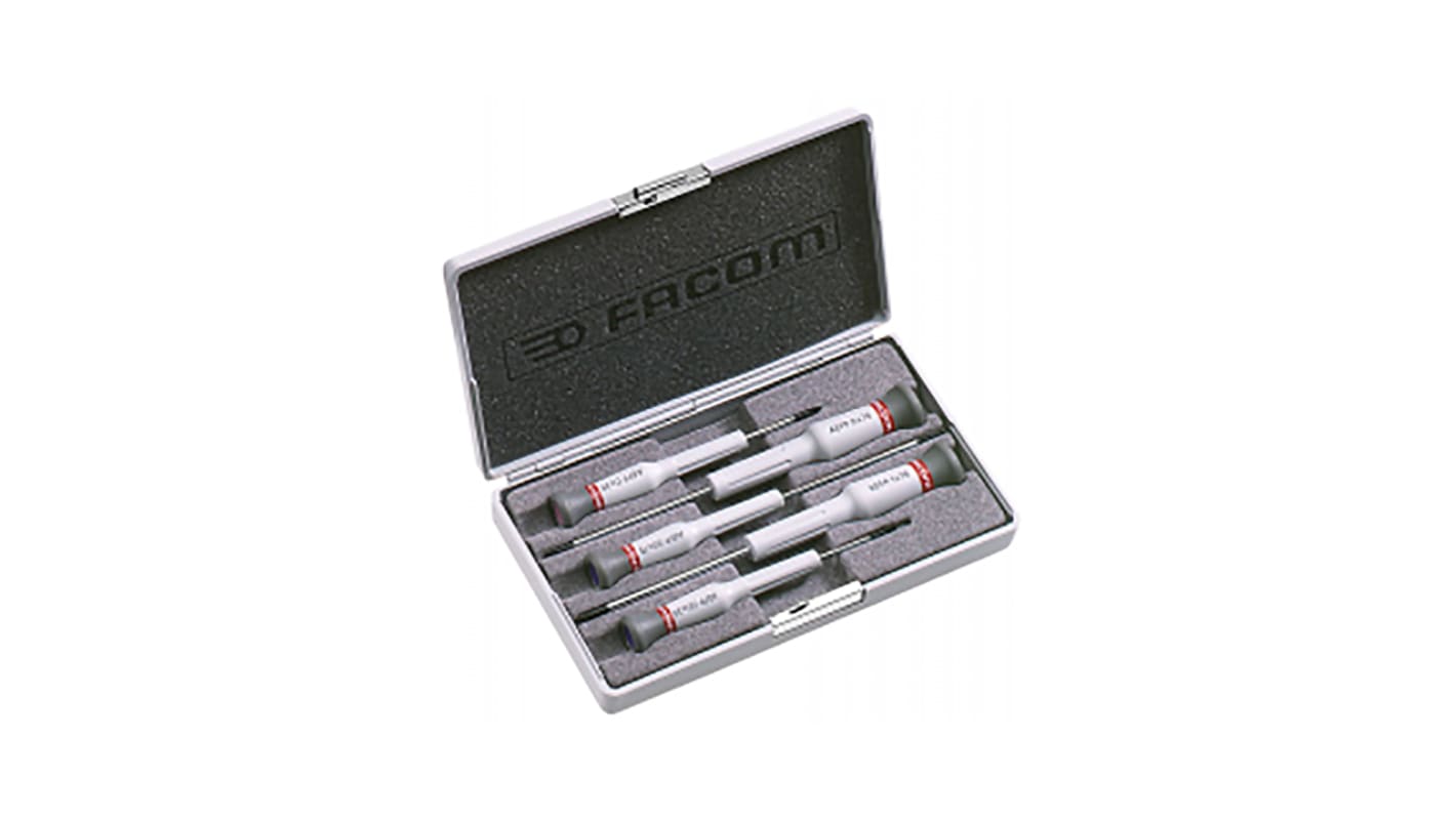 Facom Phillips Precision Screwdriver Set, 5-Piece