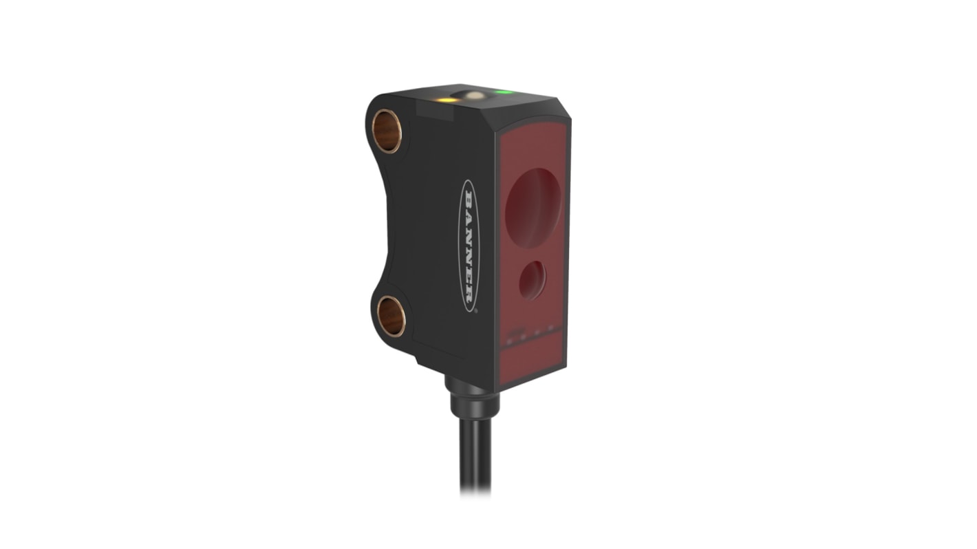 Banner Photoelectric Sensor, 5 mm → 70 mm Detection Range