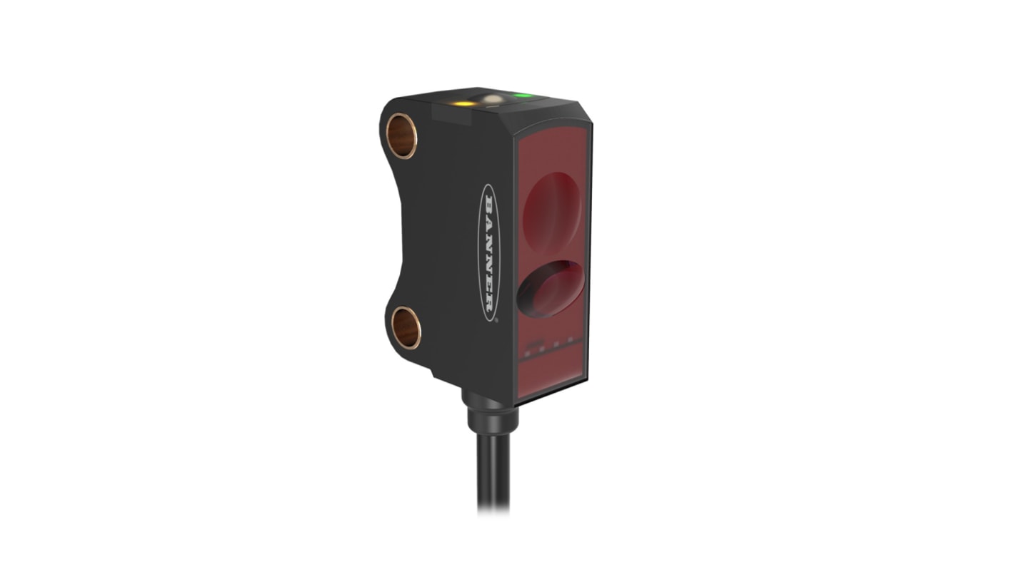 Banner Photoelectric Sensor, 5 mm → 70 mm Detection Range