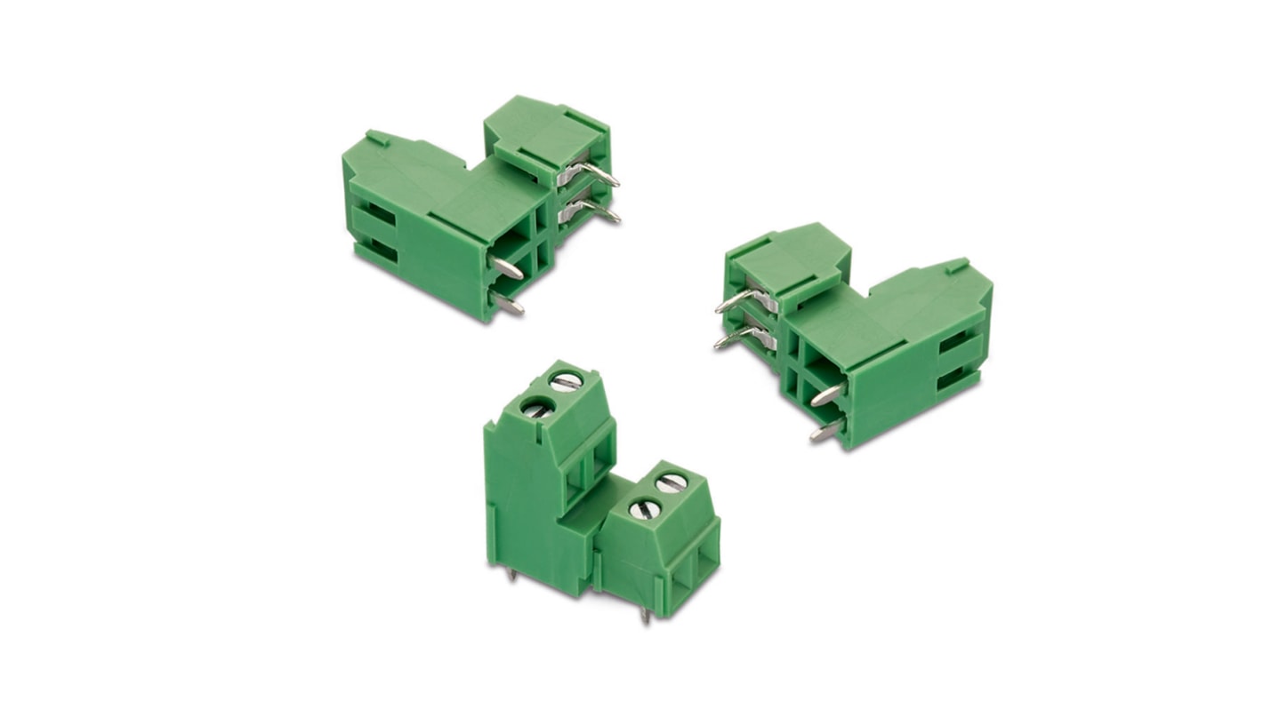 Wurth Elektronik 2303 Series PCB Terminal Block, 6-Contact, 3.81mm Pitch, Through Hole Mount, 1-Row, Solder Termination