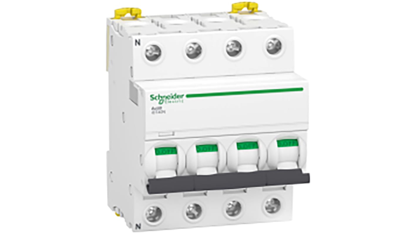 Interruttore magnetotermico Schneider Electric 4P 40A 10 kA, Tipo C