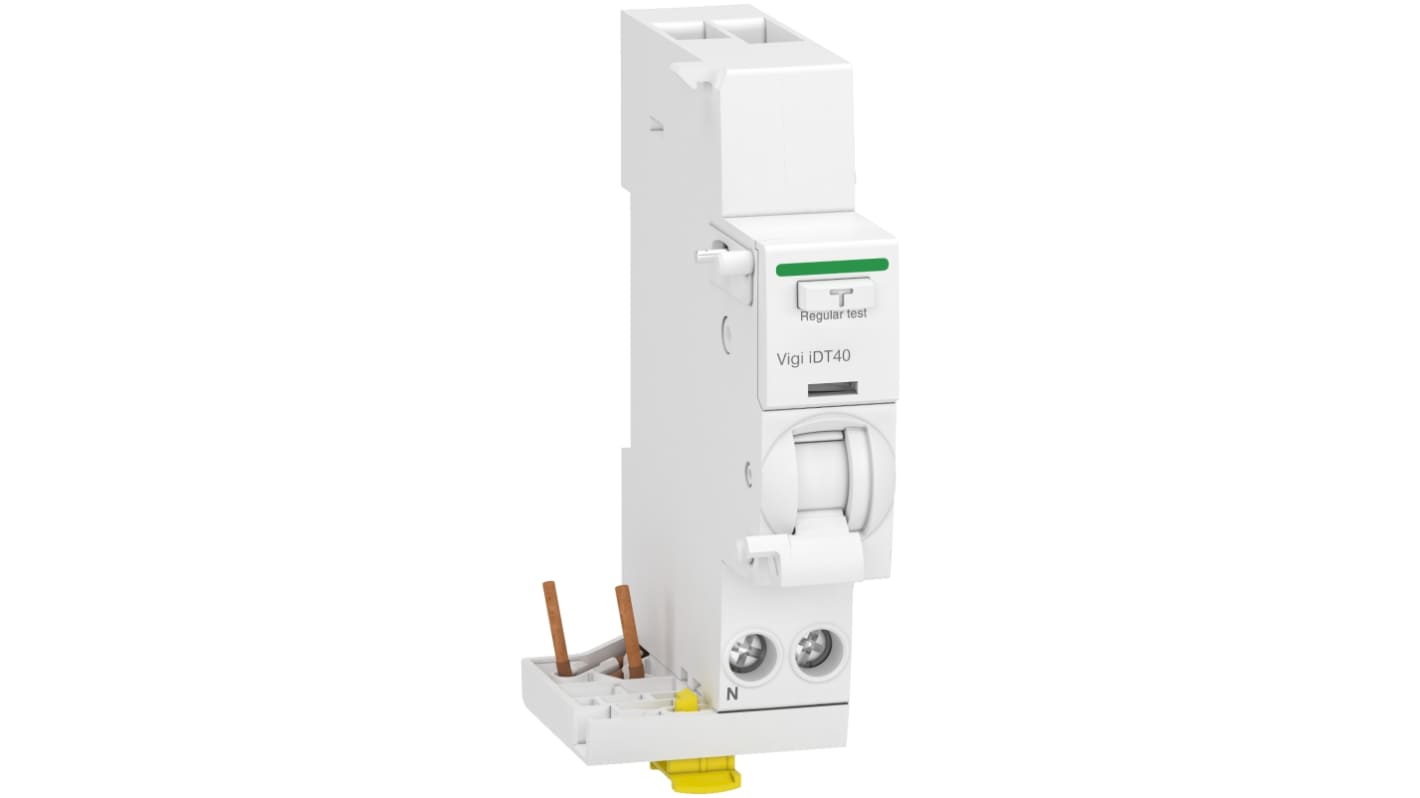 Schneider Electric Vigi iDT40 RCD, 25A, 1+N Pole, 30mA, 230V ac