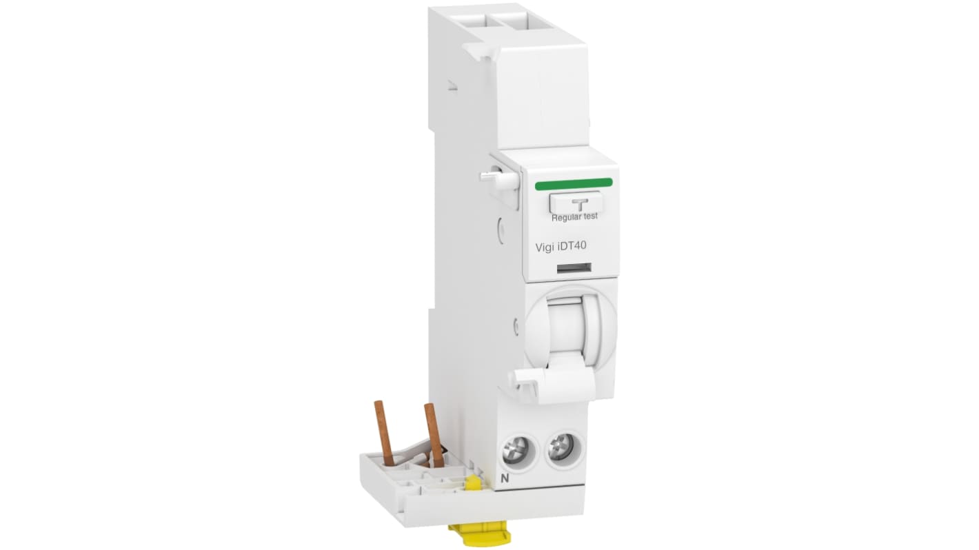 Schneider Electric Vigi iDT40 RCD, 25A, 1P+N Pole, 300mA