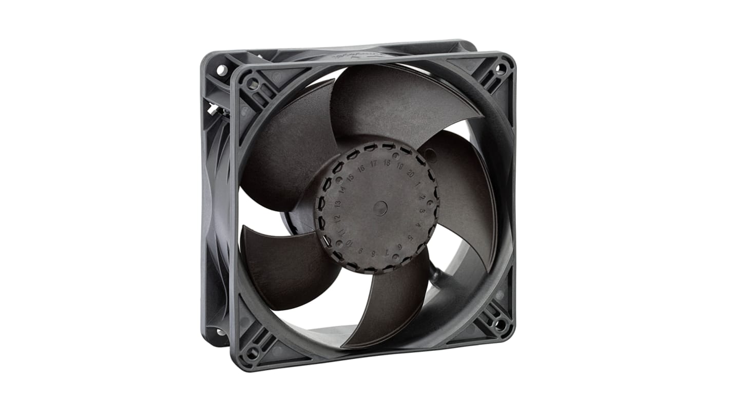 Ventilateur axial ACi 4400 ebm-papst 230 V c.a., 175m³/h, 120 x 120 x 38mm, 4.6W