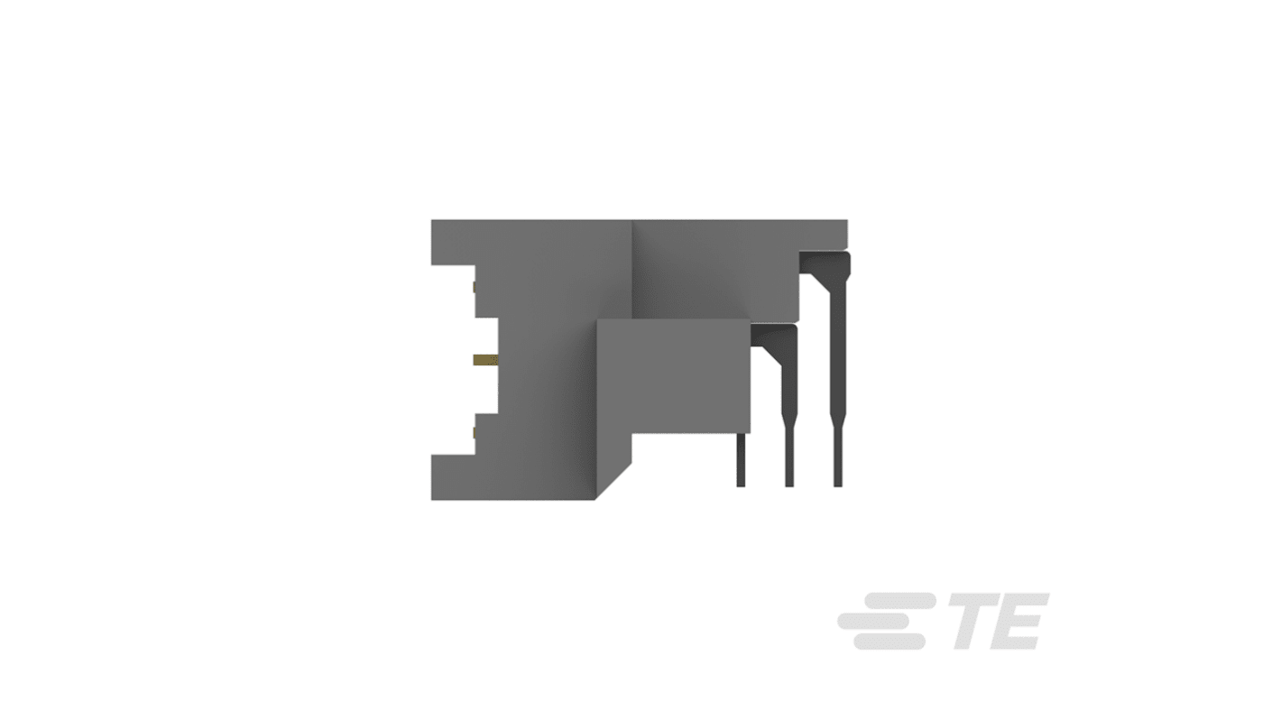 TE Connectivity 48 Way 2.54mm Pitch, Type F, 3 Row, Right Angle DIN 41612 Connector, Plug