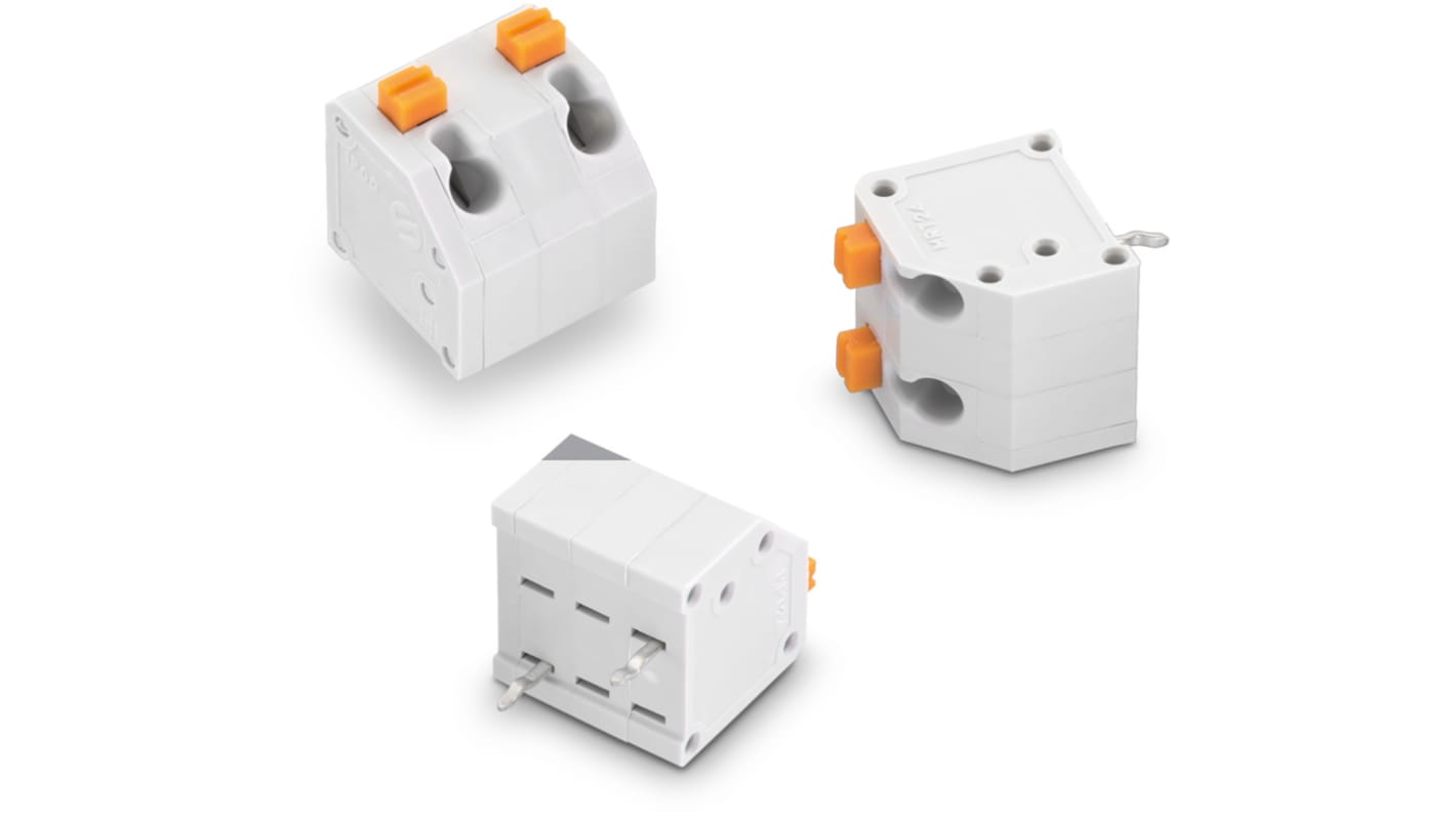 Morsettiera per circuito stampato Wurth Elektronik a 9 vie, 1 fila, passo 7.62mm, Montaggio con foro passante