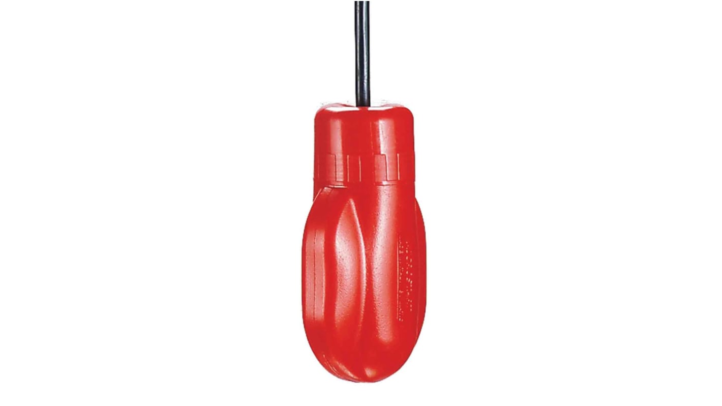 RS PRO HDPE浮球开关, 外部安装, NO, 最大直流24V, 最高+45°C, 线长5m