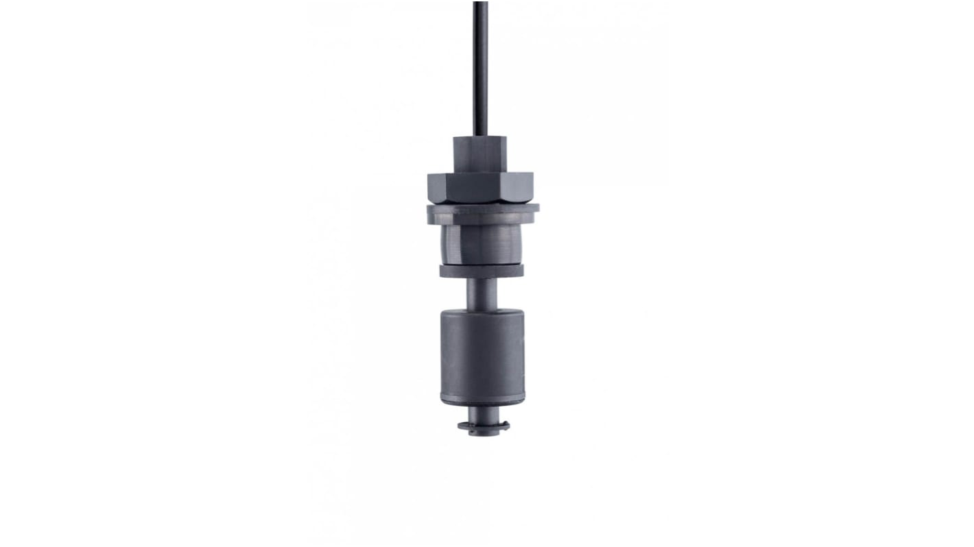 RS PRO 尼龙浮球开关, 外部、垂直安装, NO/NC, 最大直流120V, 最高+75°C, 线长1m