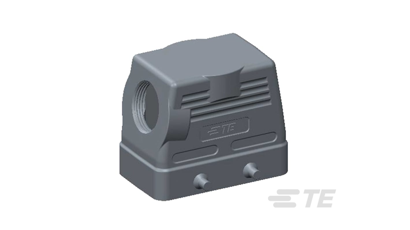 TE Connectivity HDC Heavy Duty Power Connector Hood, M25 Thread, Side Entry
