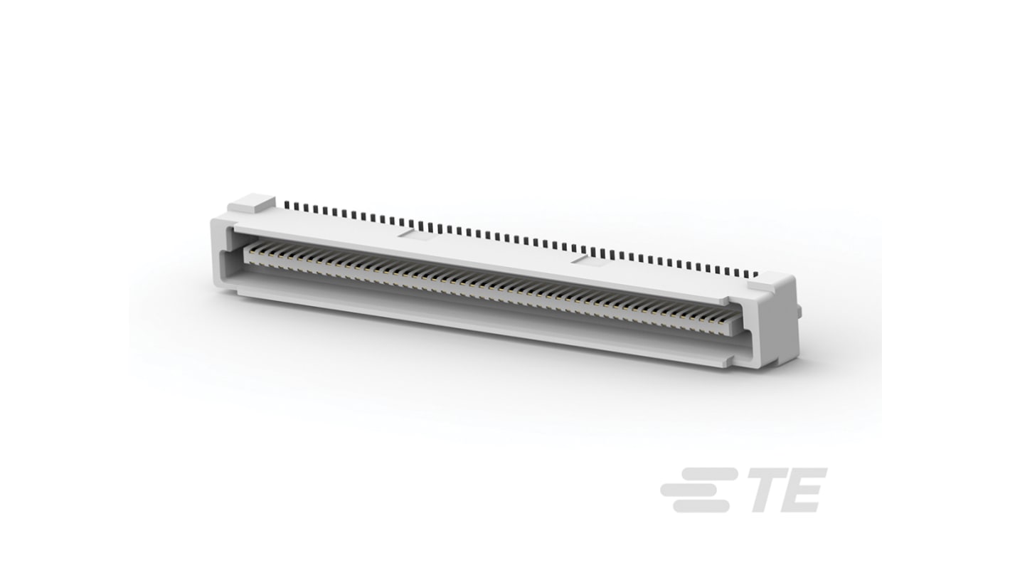 TE Connectivity Leiterplatten-Stiftleiste Gerade, 100-polig / 2-reihig, Raster 0.8mm, Platine-Platine,