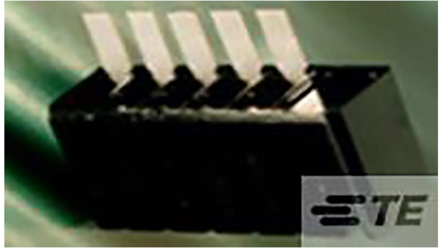 TE Connectivity Leiterplatten-Stiftleiste Gerade, 5-polig / 1-reihig, Raster 5.0mm, Platine-Platine,