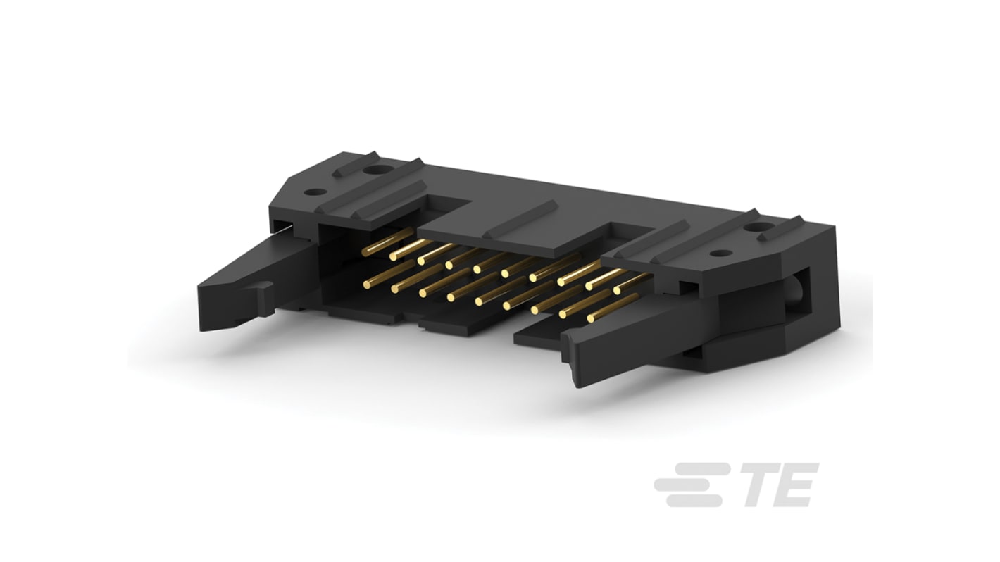 File di contatti PCB TE Connectivity, 20 vie, 2 file, passo 2.54mm